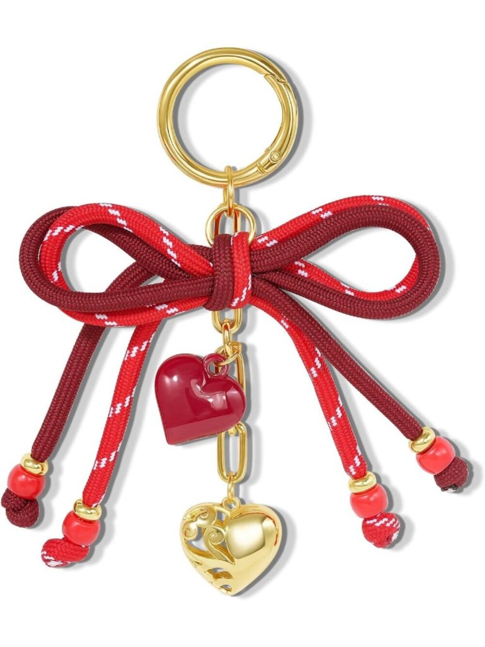 Colorful Rope Bag Charm for Women | Trendy Handbag Keychain Accessory